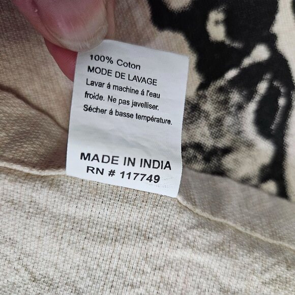 Skeleton Skull Table Runner Beige Black Top Hat Mustache Spider Gothic 67"x13" - Picture 9 of 11